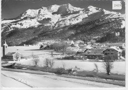 Sils-Baselgia und Sils-Maria im Winter
