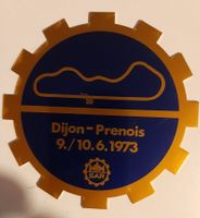 Plakette SAR Dijon 1973 Autorennen Medaille