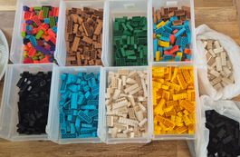 Lego Einzelsteine mit boxen