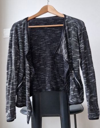 veste légère mailles serrées