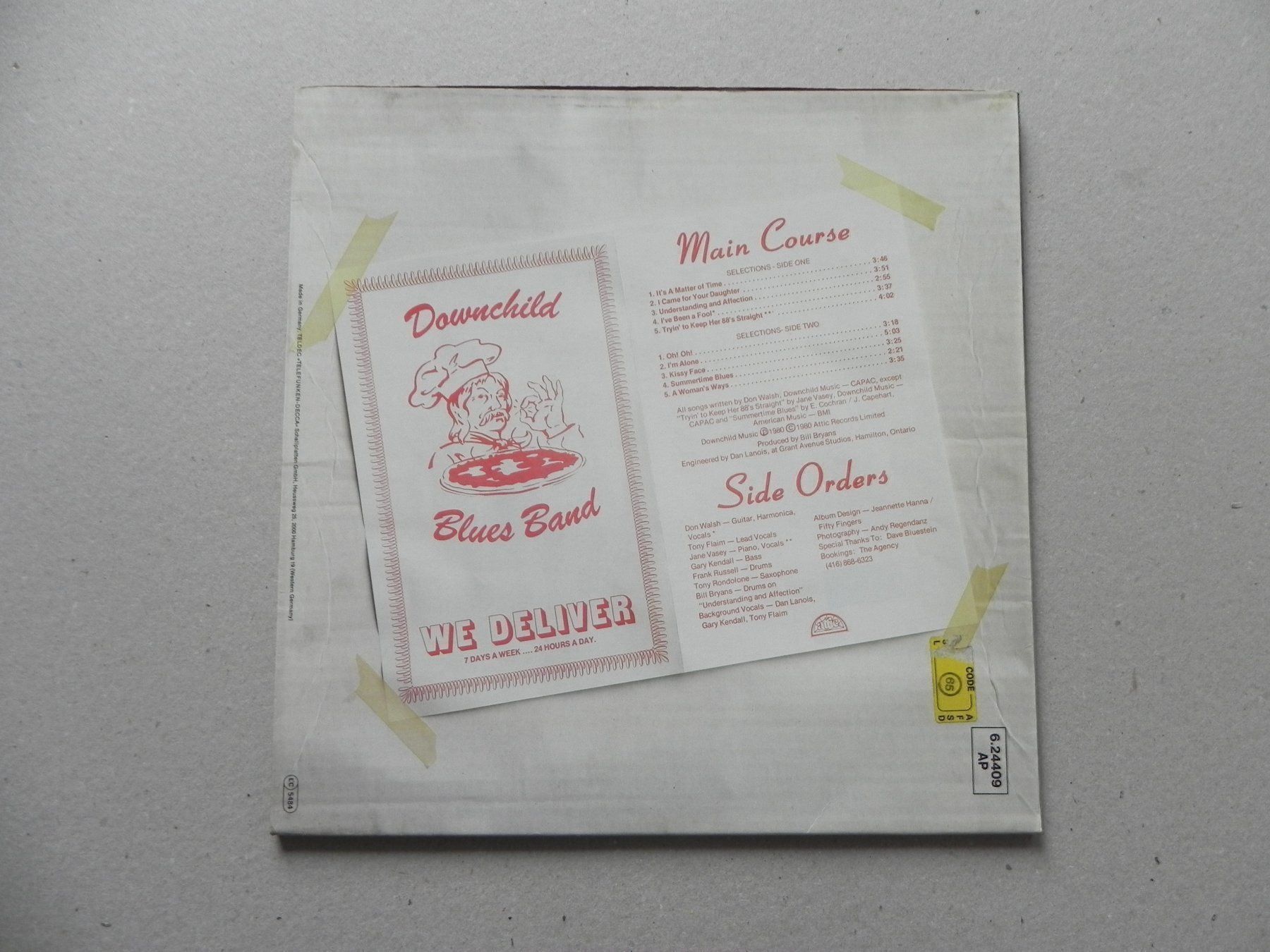 Schallplatten: LP Canada Downchild Blues Band 1980 – Gebraucht aus Siebnen von krimsie 1