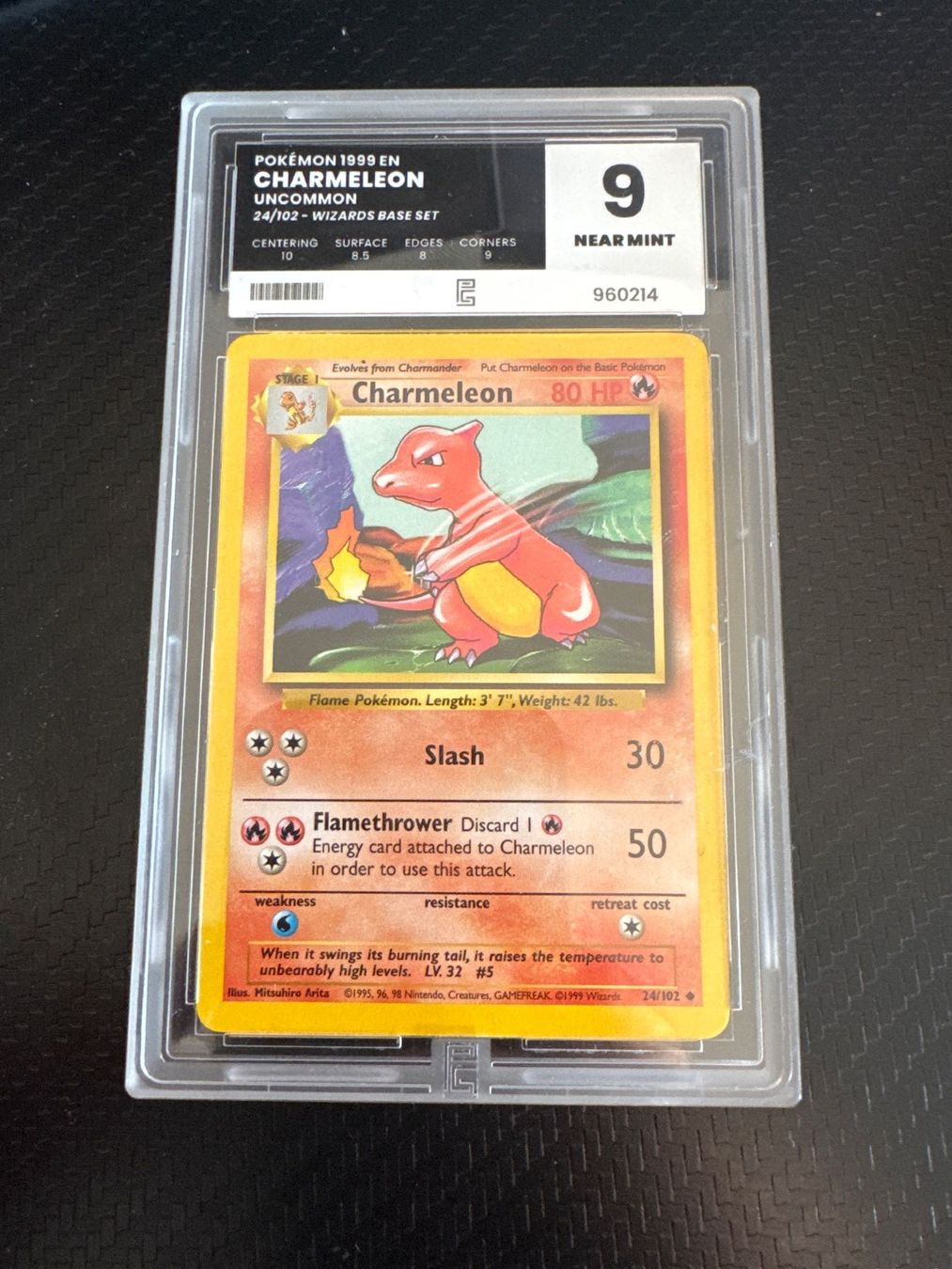 Pokémon Sammelbilder & Trading cards: Charmeleon Base Set 24/102 Pure Grading 9 – Gebraucht aus Bern von Lorenzo3027