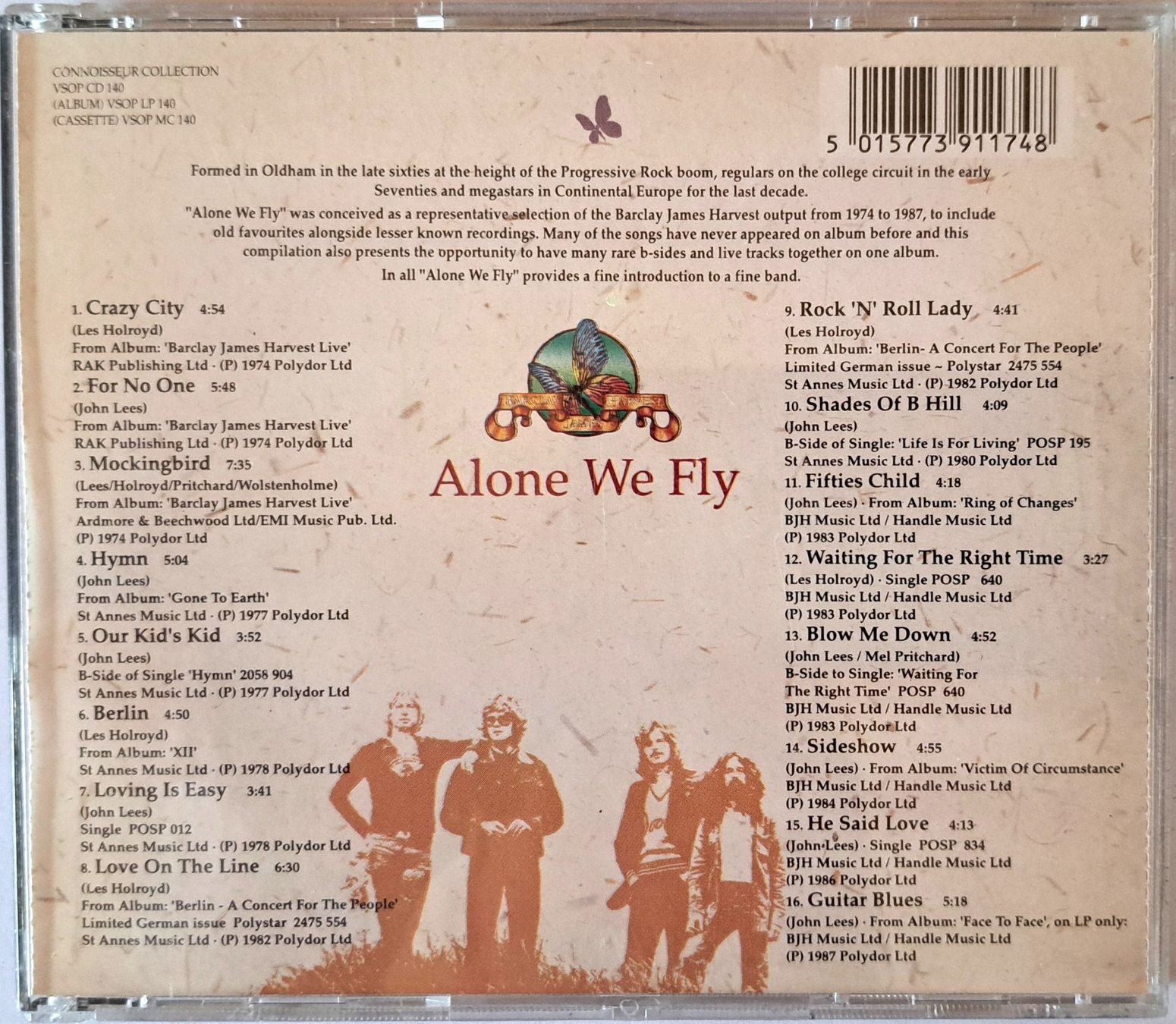CDs: BARCLAY JAMES HARVEST - Alone We Fly – D'occasion à Tenniken par mik_6mxg 7