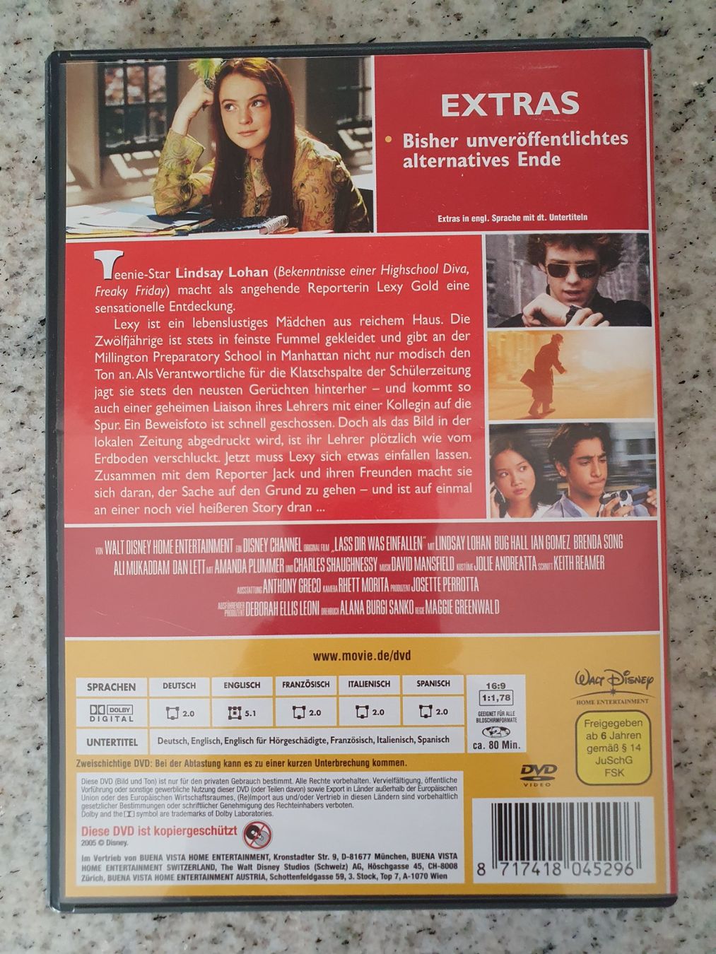 Tutti i DVDs: DVD Lass dir was einfallen - Lindsay Lohan – Usato da St. Margarethen TG venduto da Schachmatt 1