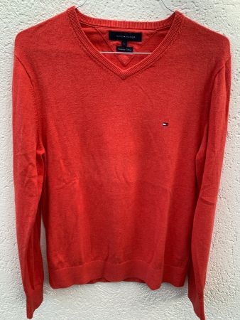 Tommy Hilfiger Pullover Herren L Premium lachs-rot