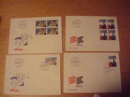 CH 1991 einzen und 4er FDC ab NUR 30 RP‪