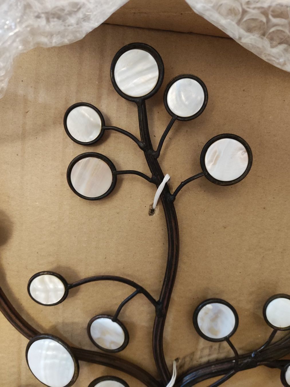 Foto & Immagini: Bild Wanddecko Baum Metall Perlmutt – Nuovo e nell'imballaggio originale da Münchenbuchsee venduto da Cori1968 1