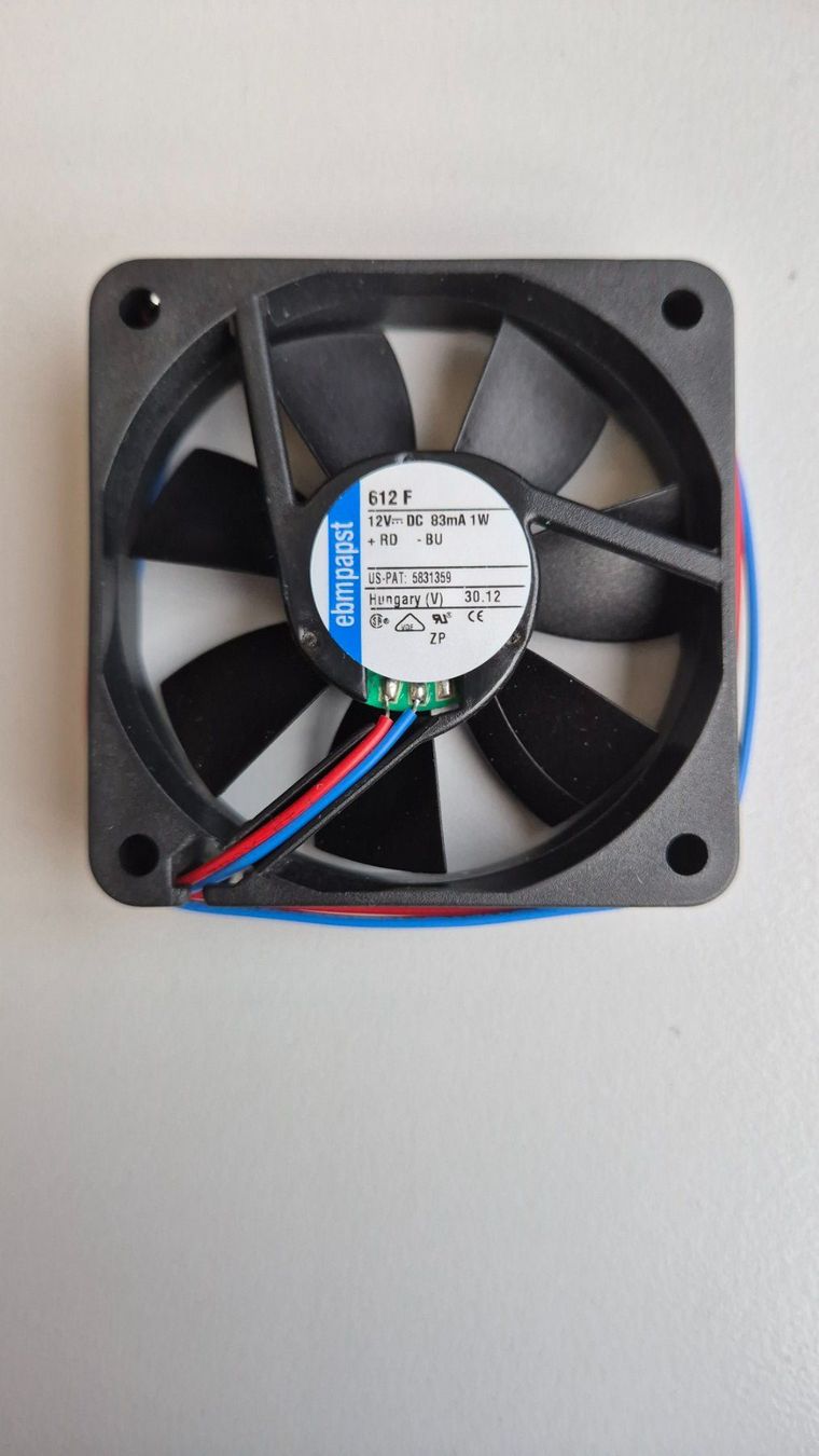 Componenti elettronici: 27x ebmpapst 12V DC 1W Fan 2 Polig – Usato da Büron venduto da Restposte 1