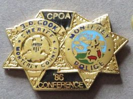 PIN CPOA MONTEREY SHERIFF POLICE 86 CONFERENCE, SHERIFFSTERN