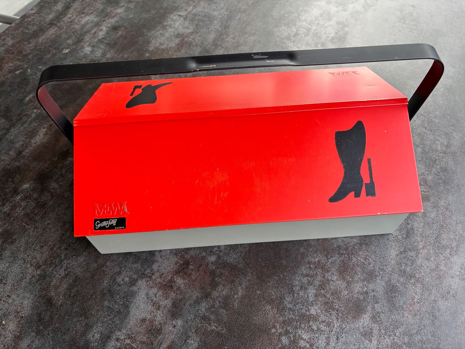 Altro in Decorazioni & Accessori: Schuhputzkiste MEVA, Schuhputzkasten – Usato da Sins venduto da sinserin