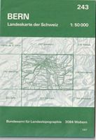 Landeskarte der Schweiz 1:50'000 – Blatt 243 BERN (1987)