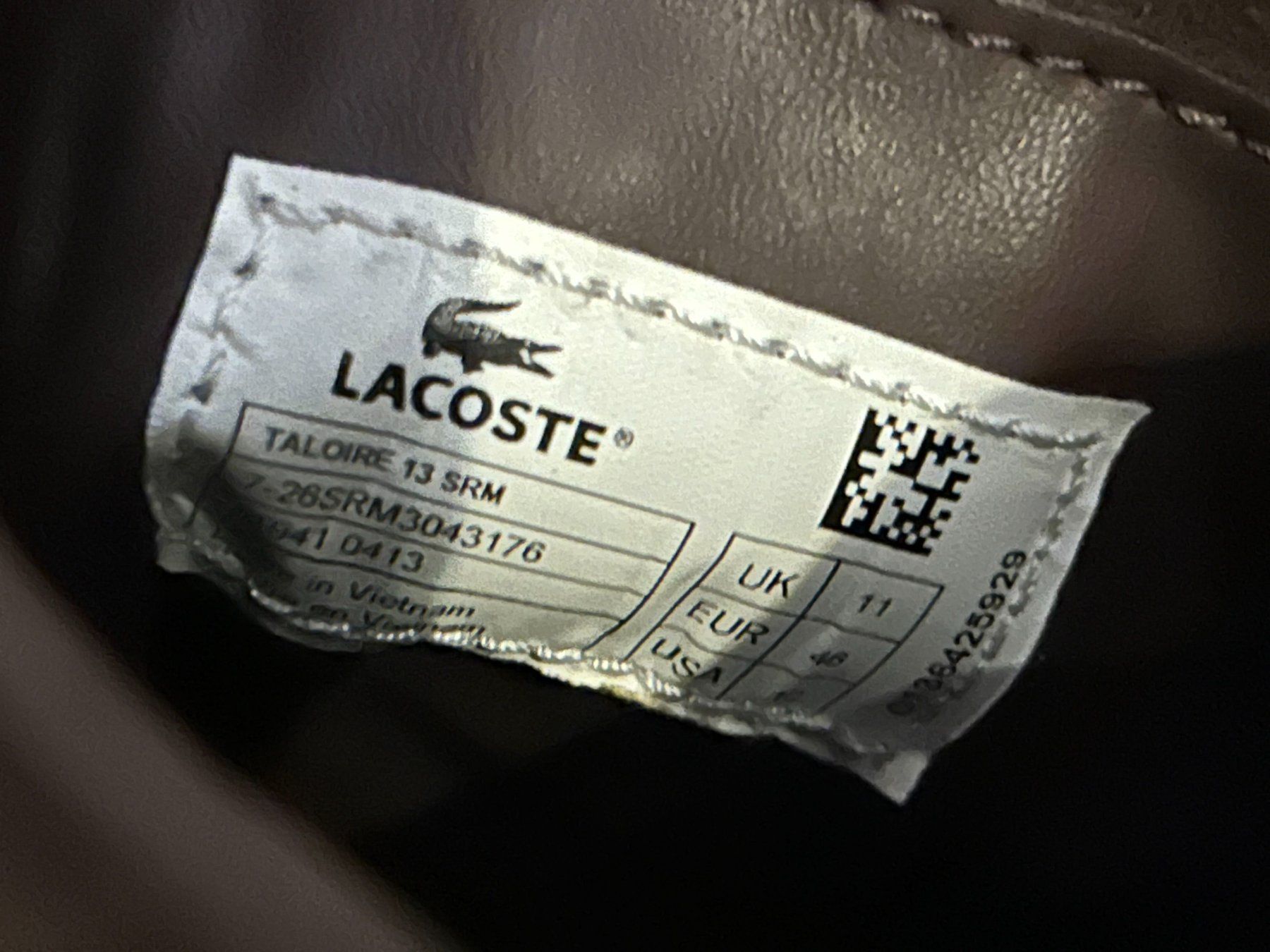 Lacoste Scarpe da uomo: Lacoste Herren Lederhalbschuh – Nuovo (secondo la descrizione) da Veltheim venduto da rog_vm8n 4