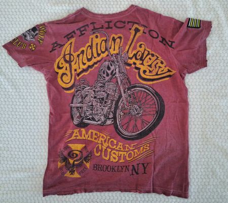Affliction Indian Larry T-Shirt Medium