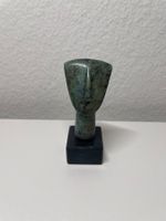 Bronze Cycladic idol on marble base from Greece