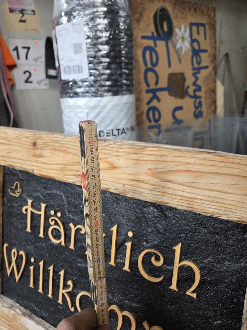 Tutte le decorazioni: Willkommen Tafel Hochzeit – Usato da Gross venduto da Subaru913 2