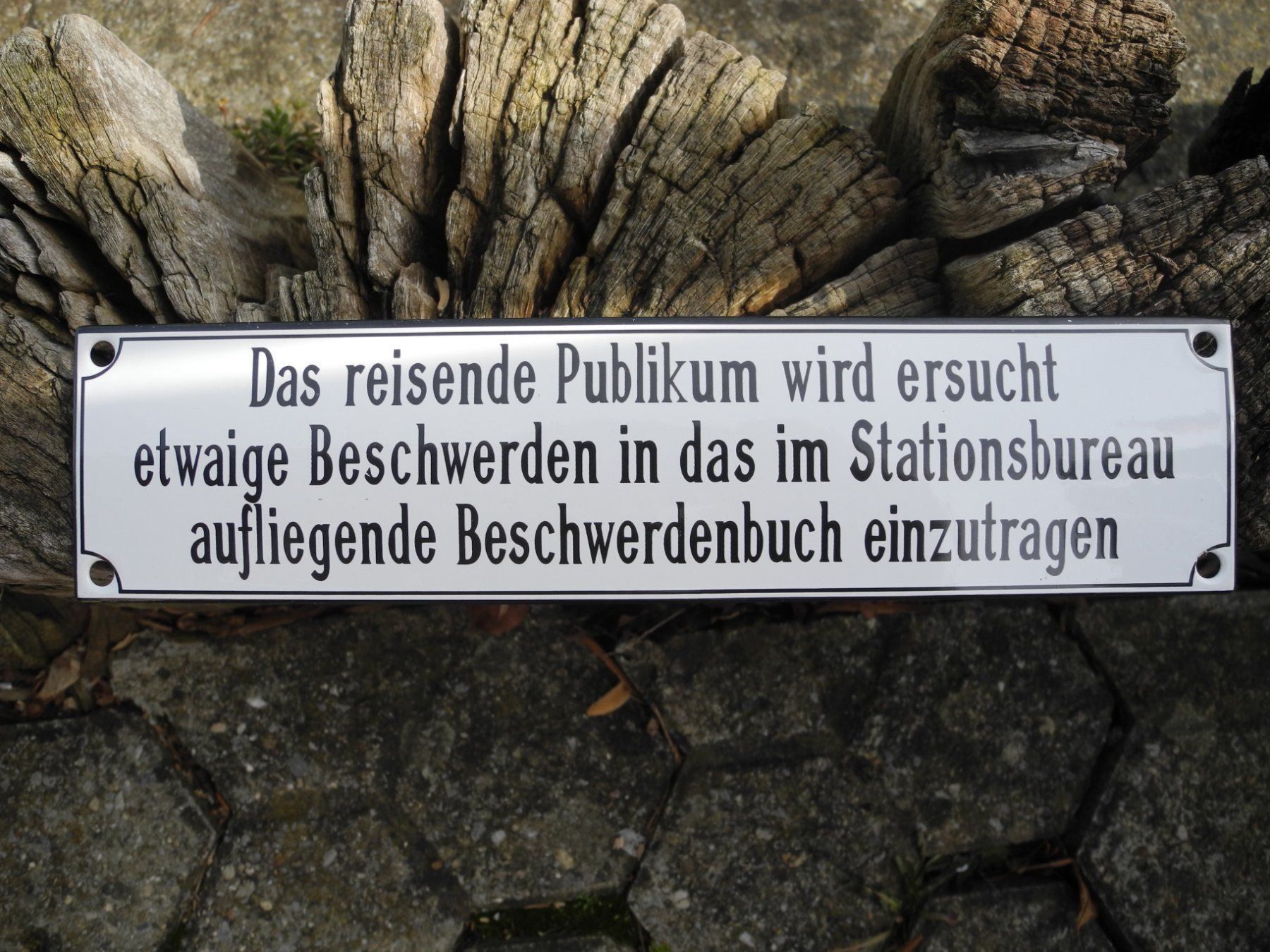 Ecriteaux: BAHN EMAILSCHILD – Neuf (Voir description) à Reinach AG par Huckleberrysix 2