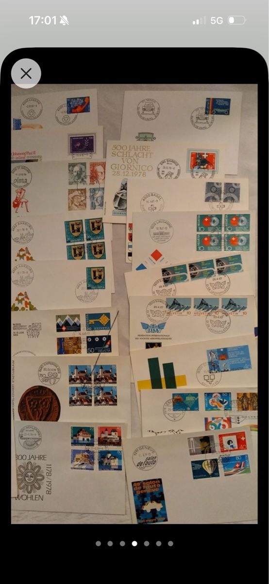 Tutti i francobolli: 31 Schweizer Ersttagsbriefe + Sonderbriefe – Nuovo (secondo la descrizione) da Pfäffikon ZH venduto da estrela7 2