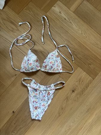 H&M padded Blumen Bikini Set Gr. XS push up 