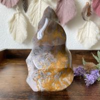 ✲ Ozean Jaspis Flamme ✲ 158mm / 924g Ocean Jasper Flame