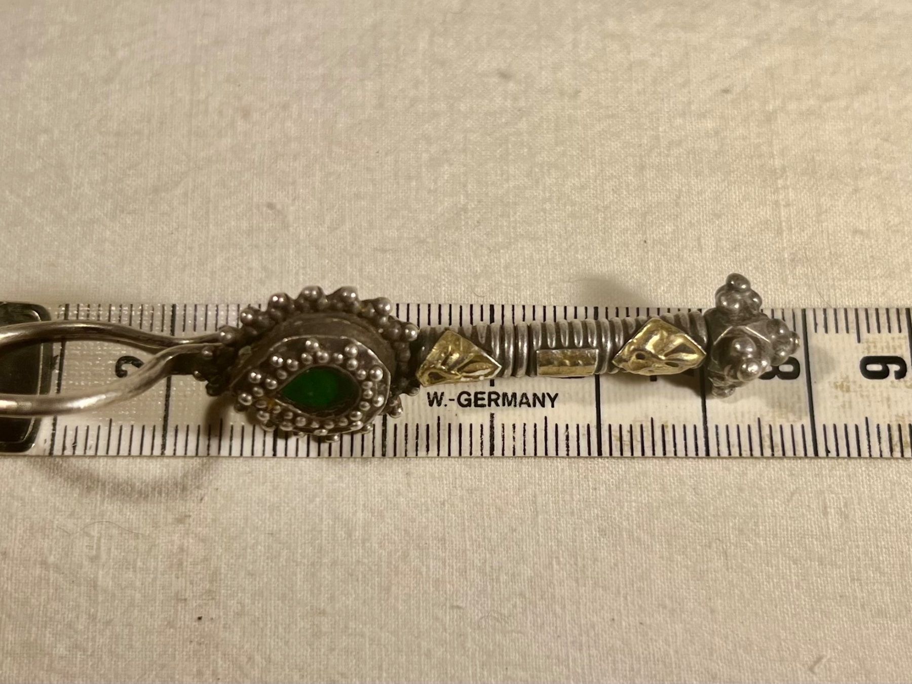 Ohrringe & -stecker: Ancienne boucle oreille argent, tribale, Inde – Gebraucht aus Genève von DELIRBEADS 8