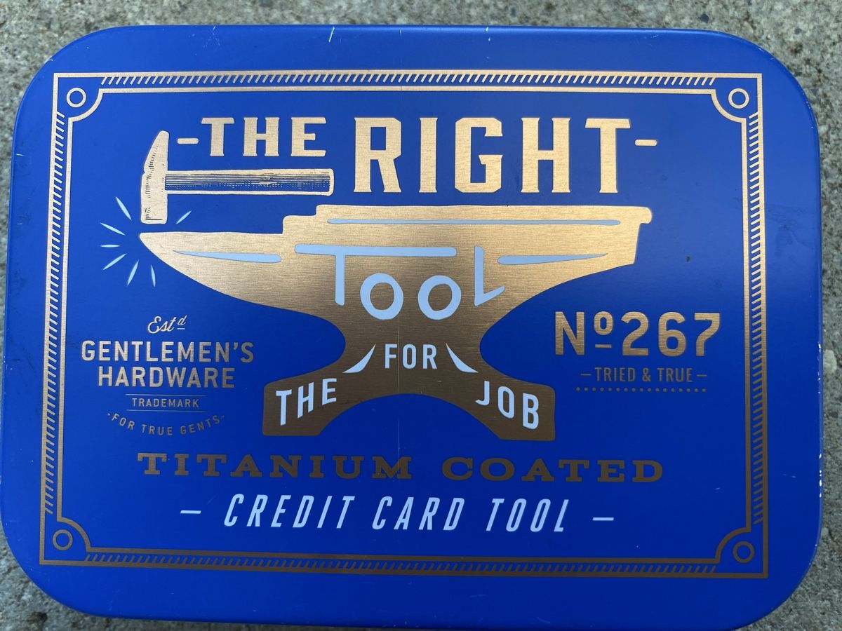 Tutti gli attrezzi: Gentlemen's Hardware Multitool im Kreditkartenformat.   NEU! – Nuovo e nell'imballaggio originale da Rabius venduto da bri_ca76