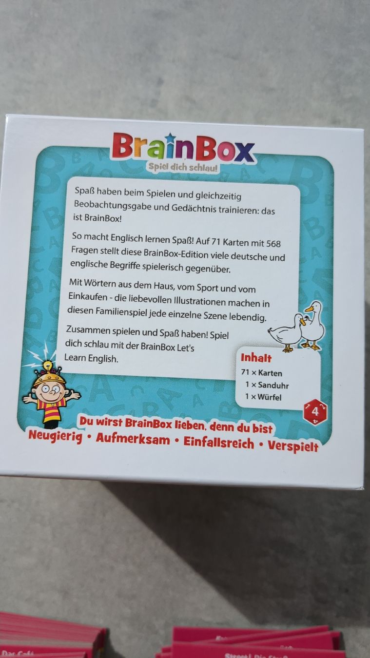 Giochi: BrainBox Lernspiel: Let's Learn English – Usato da Zürich venduto da versolalto 1