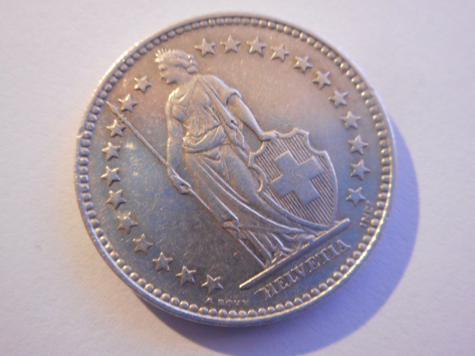 Alle Münzen: 2 Fr. 1936 silber  vorz – Gebraucht aus Kriegstetten von pizlad2010 4