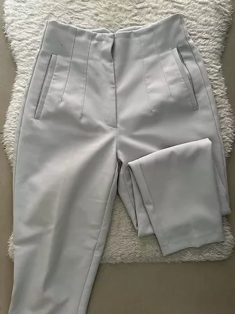 Zara Stoffhose hellblau