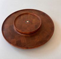 Digsmed Denmark Teak Drehteller, "Lazy Susan", 1960er Jahre