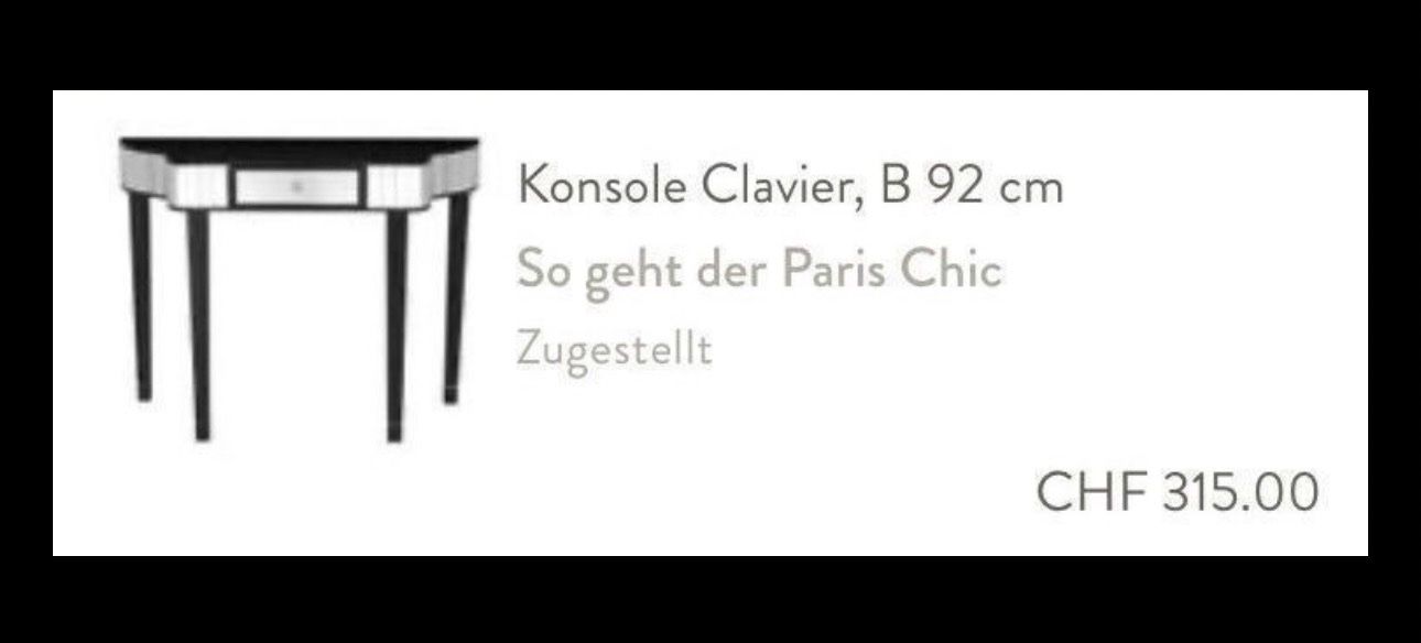 Westwing Kommoden: WESTWING Beistelltisch Konsole 'Clavier' – Gebraucht aus Zürich von mybach44 2