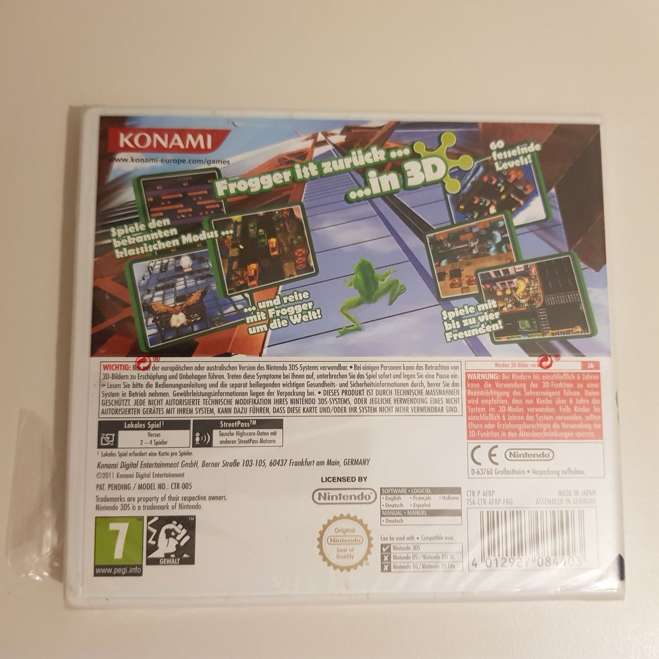 Nintendo Jeux: Frogger 3D /3DS – Neuf (Voir description) à Münchenstein par 2DGames 1