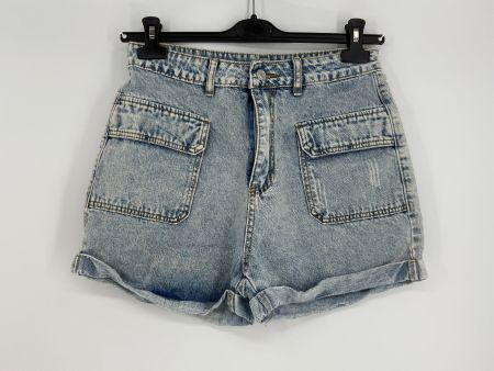 Jeans Shorts Gr. M High Waist, Acid Wash von Shein