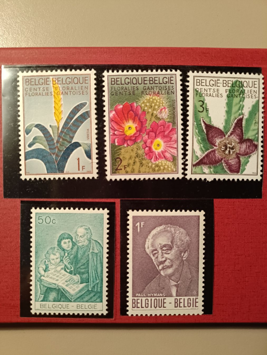 Tutti i francobolli: Briefmarken Belgien, 5 St Top! – Nuovo (secondo la descrizione) da Sargans venduto da Polifemo58