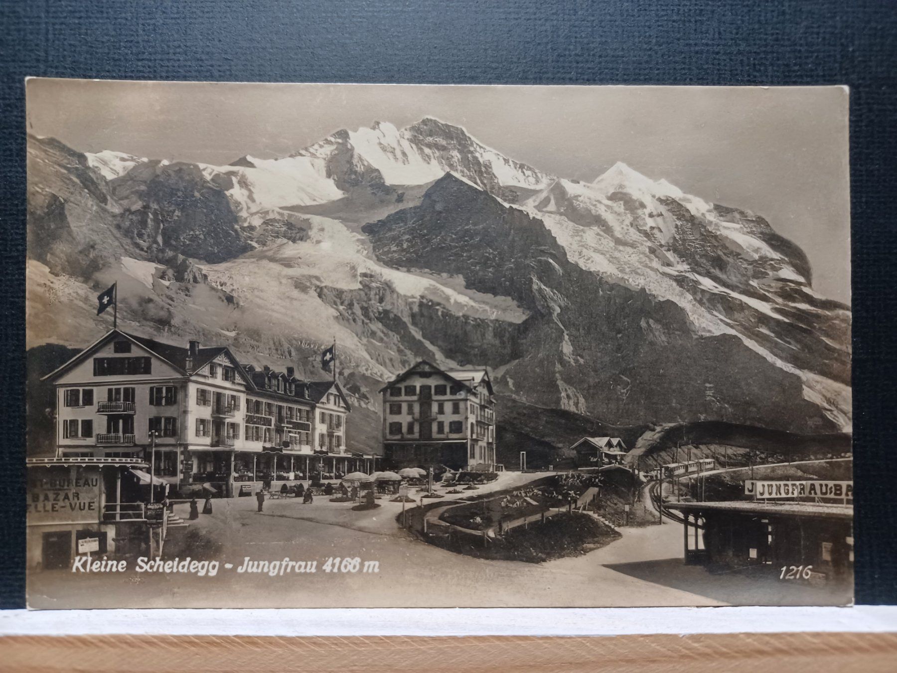 Cartoline postali: BE, No.1216 , Jungfraujoch,1926 – Usato da Aarau Rohr venduto da mgvw 1