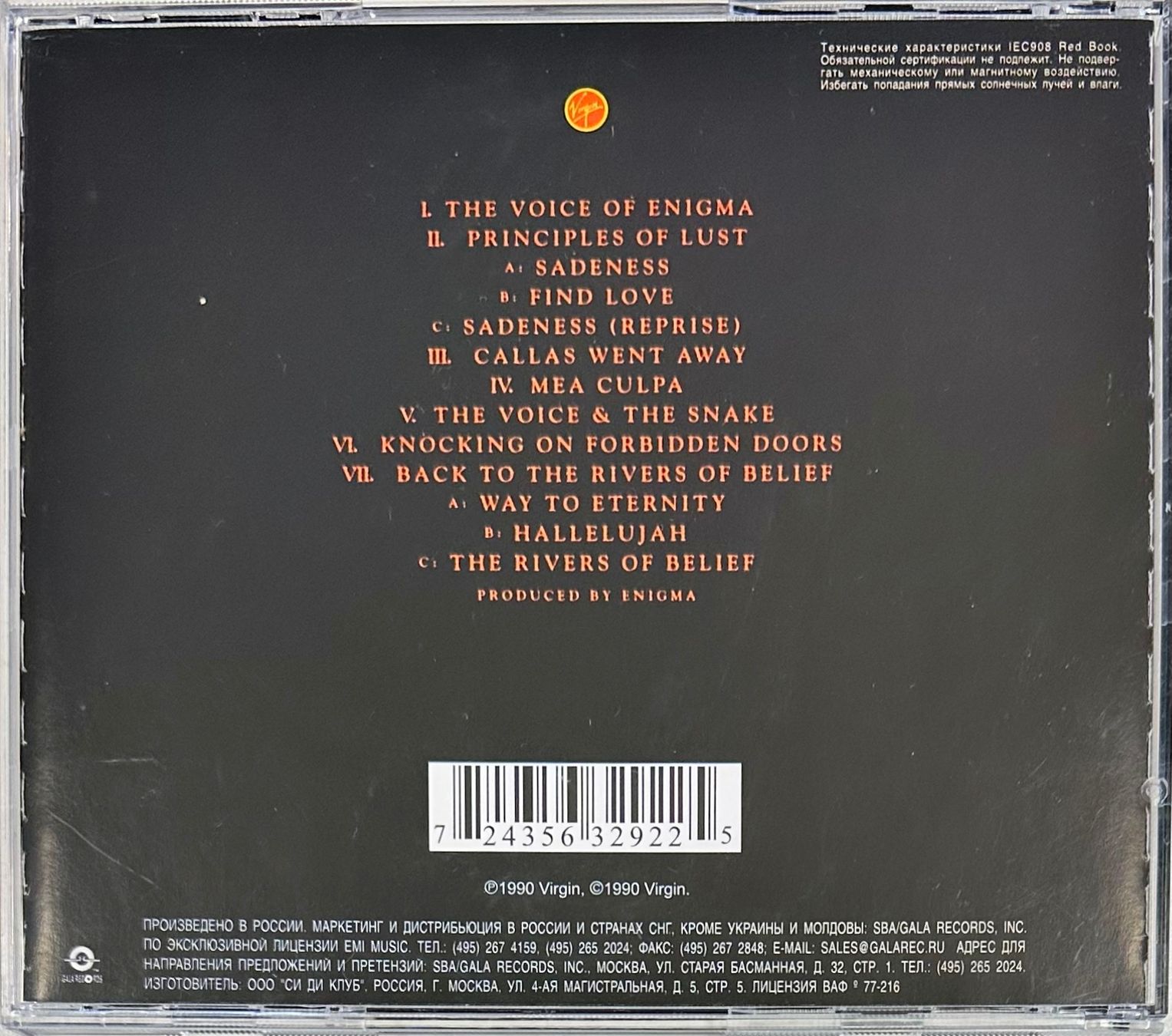 CDs: Enigma – MCMXC a.D. – Gebraucht aus Martigny von jereq 1