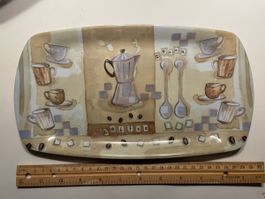 Coffee Tray Serving Breakfast Kitchen Decor Retro