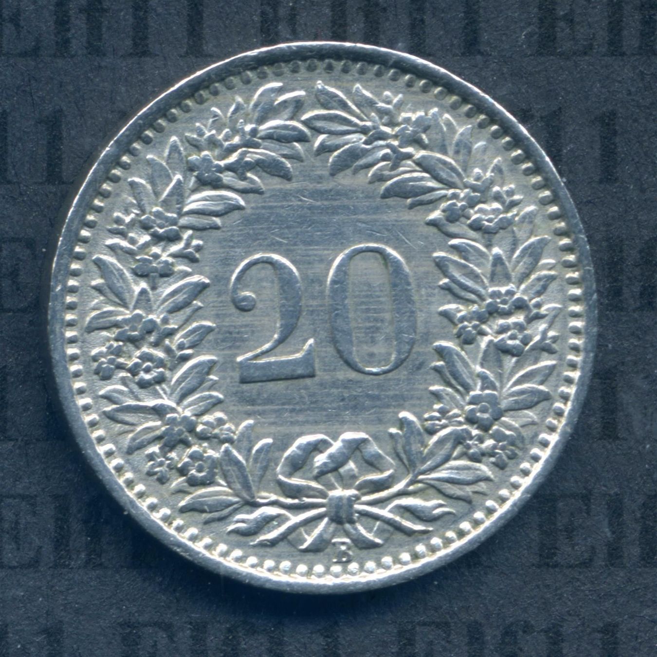 Alle Münzen: CHF___0.20 1944 ss-vz 20 Rappen – Gebraucht aus Widnau von Elf11 1