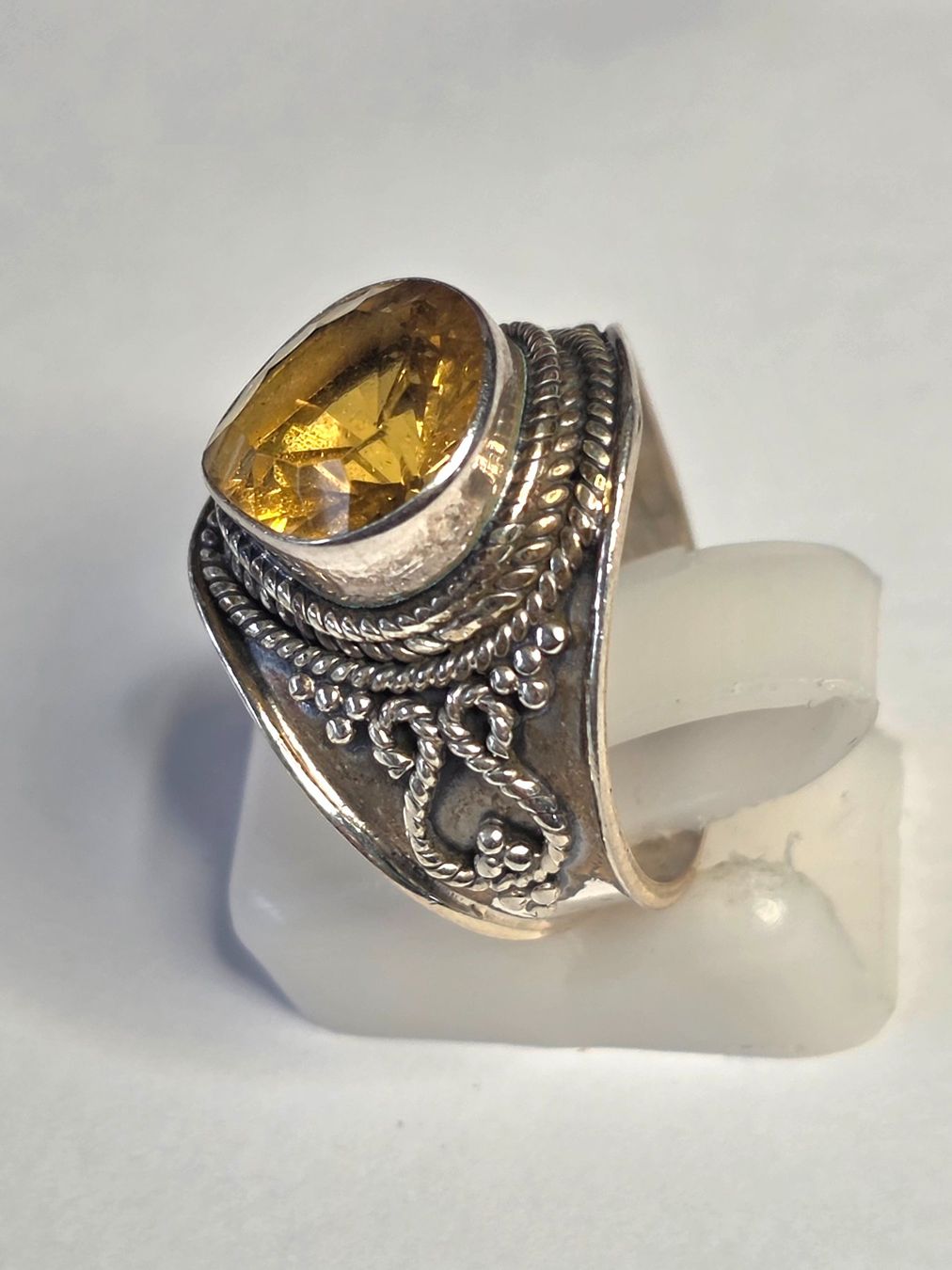 Bagues: Citrin Silber Ring – Neuf (Voir description) à Zürich par adriben 4