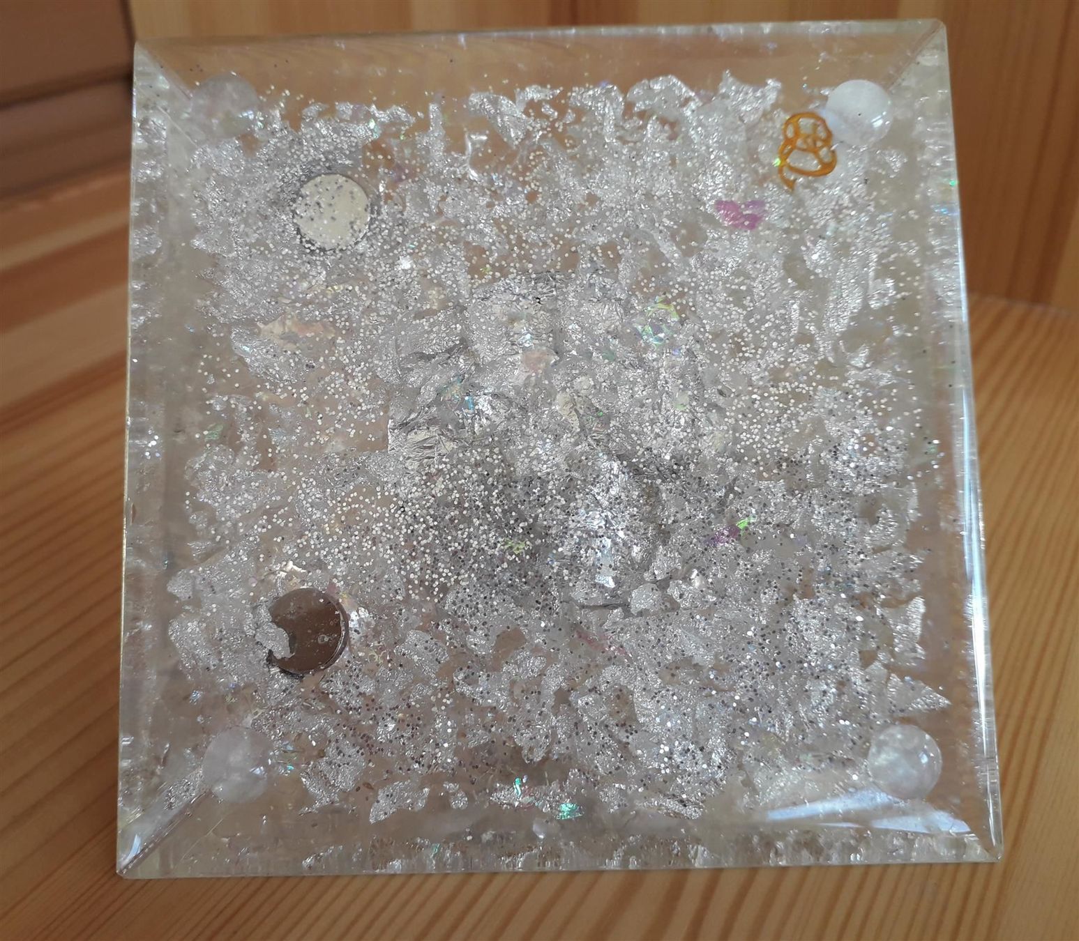 Pietre preziose: ORGONIT Pyramide Medium * MOND Mondstein – Nuovo e nell'imballaggio originale da Aeschi b. Spiez venduto da KRONLICHT 6