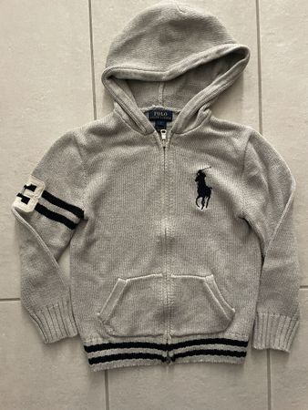 Kinder Strickjacke Polo Ralph Lauren Grau Grösse 7