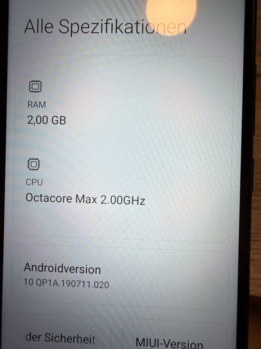 Telefoni cellulari / Smartphones: Redmi 9A - Black - DualSIM – Usato da Obergösgen venduto da MWZ123 5