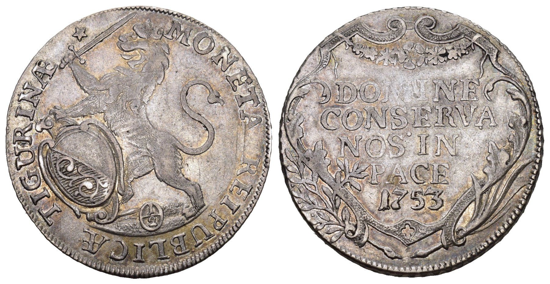 Alle Münzen: Zürich 1753 – Gebraucht aus Bern von numismatictops