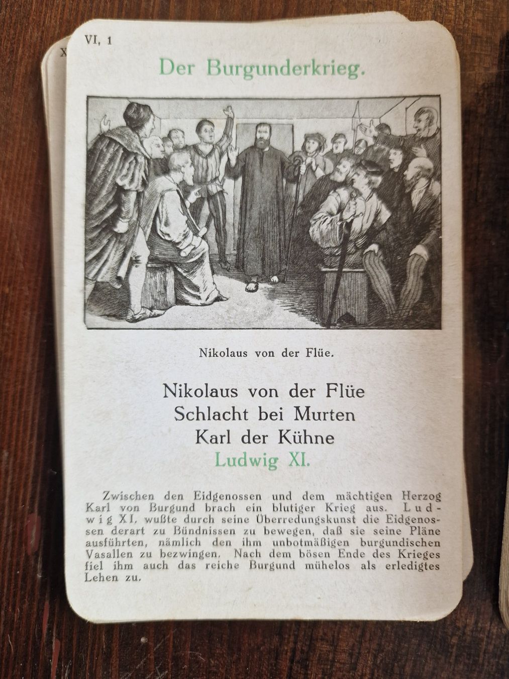 Spiele: SCHWEIZER - Geschichts-Quartett – Gebraucht aus Röthenbach i. E. von Heureka5 3