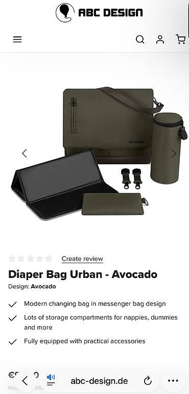 Sacs & sacs à dos: abc Design Wickeltasche – Neuf avec emballage d'origine à Egg b. Zürich par cm08sell 2