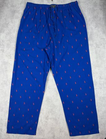 Bas de pyjama Sleepwear Ralph Lauren Bleu MultiLogo rouge L