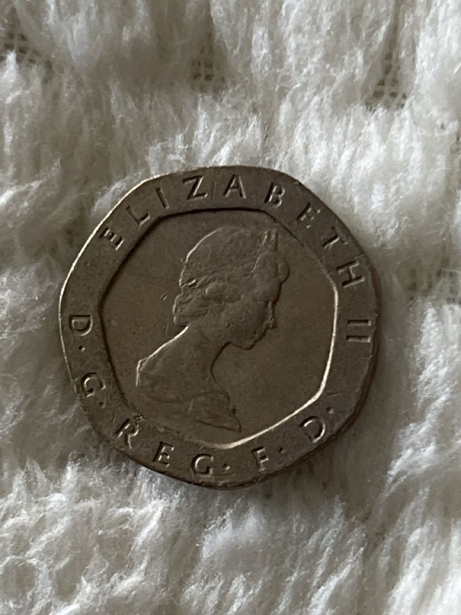 Tutti le monete: 20 Pence England Pfennig – Usato da Unterägeri venduto da angeljusti 1