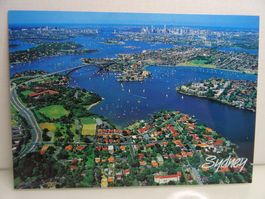 Sydney Postkarte Luftaufnahme Hafenbrücke 10.2 x 14.5 cm