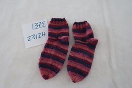 Handgestr. Wollsocken Gr.23/24   (375-)