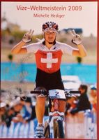 Michelle Hediger Autogramm signiert Foto 15x21 Mountainbike
