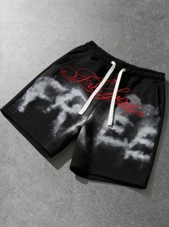 Shorts noirs imprimés été stylé.